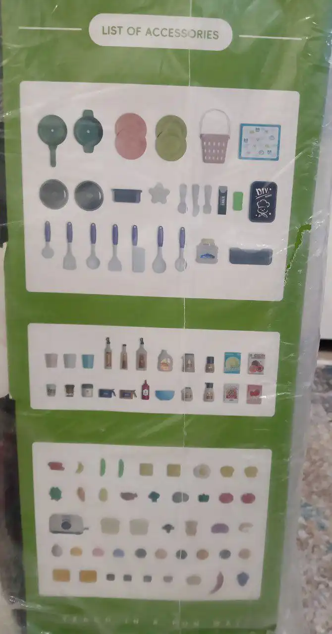 Новая кухня для детей с 93 предметами