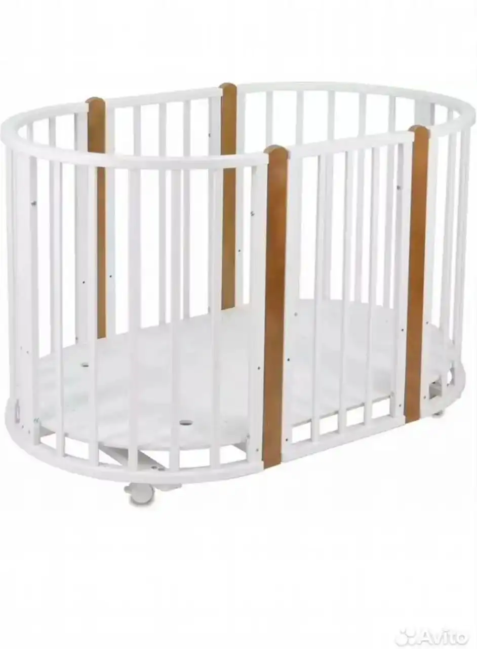Кроватка трансформер с маятником и комплектом - Мебель для детей (Товары для детей) в Саратов