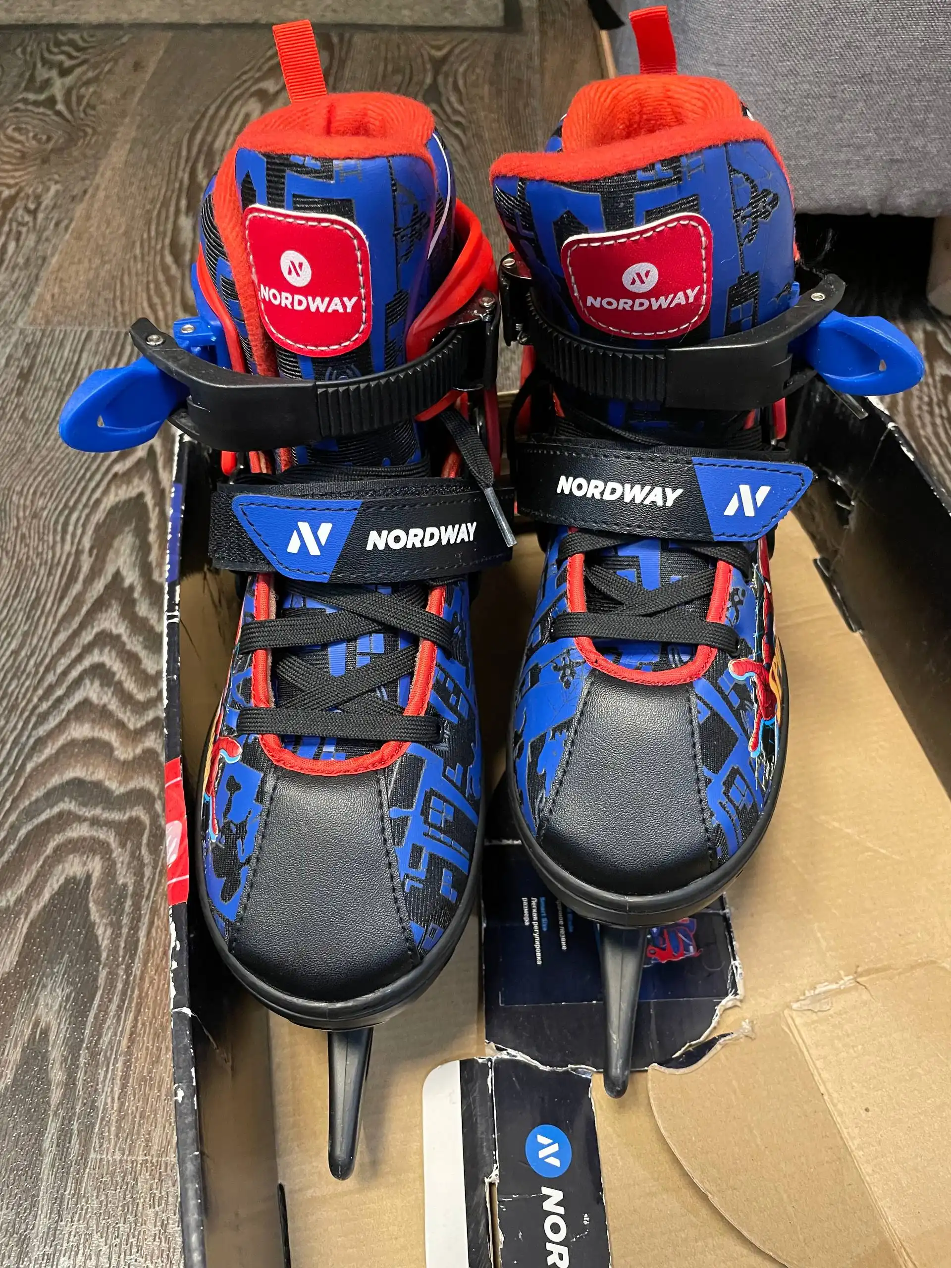 Коньки детские Nordway размер 36-41 - Спорттовары (Барахолка) в Саратов