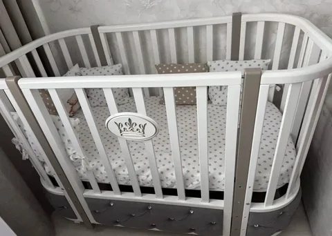 Кроватка детская с бортиками и матрасом - Пазлы в Саратов