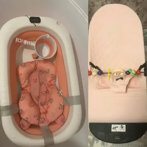 Детская ванночка и шезлонг с погремушками - Товары для детей в Саратов