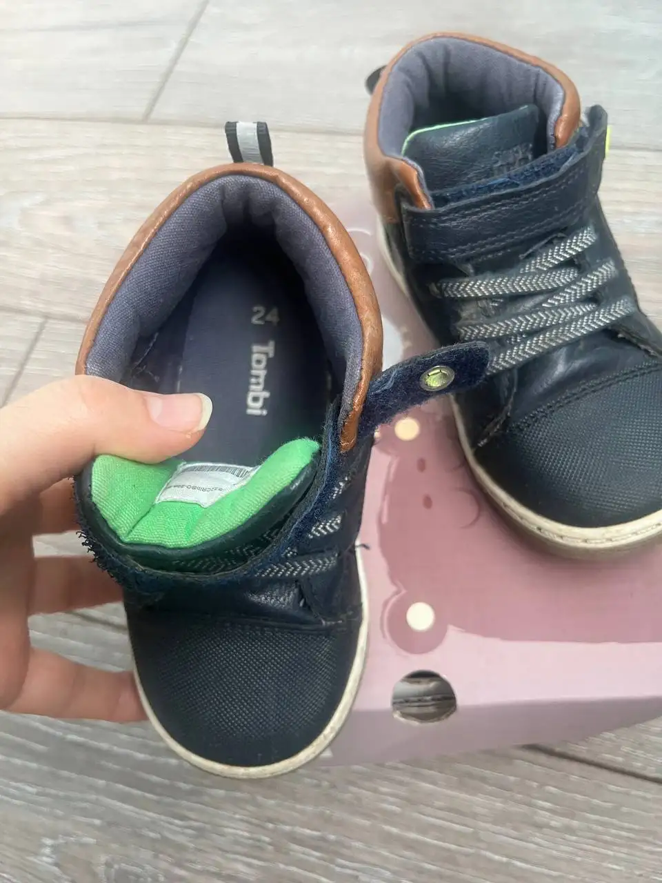 Весенние ботинки детские размер 24 - Детская обувь (Одежда) в Саратов