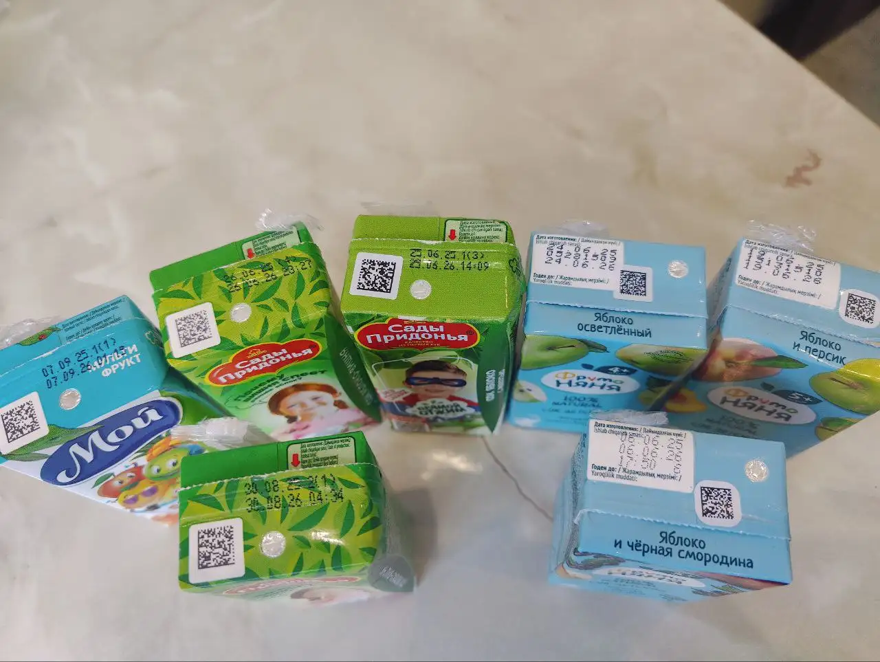 Отдам детские соки с трубочками - Питание (Товары для детей) в Саратов