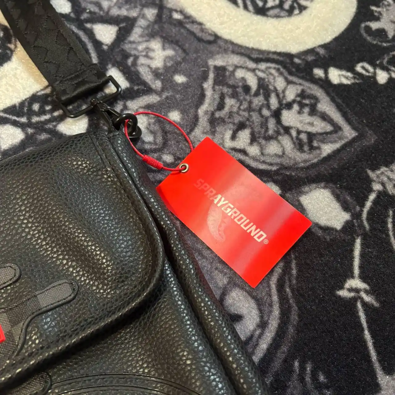 Sprayground Black Cross-Body Bag