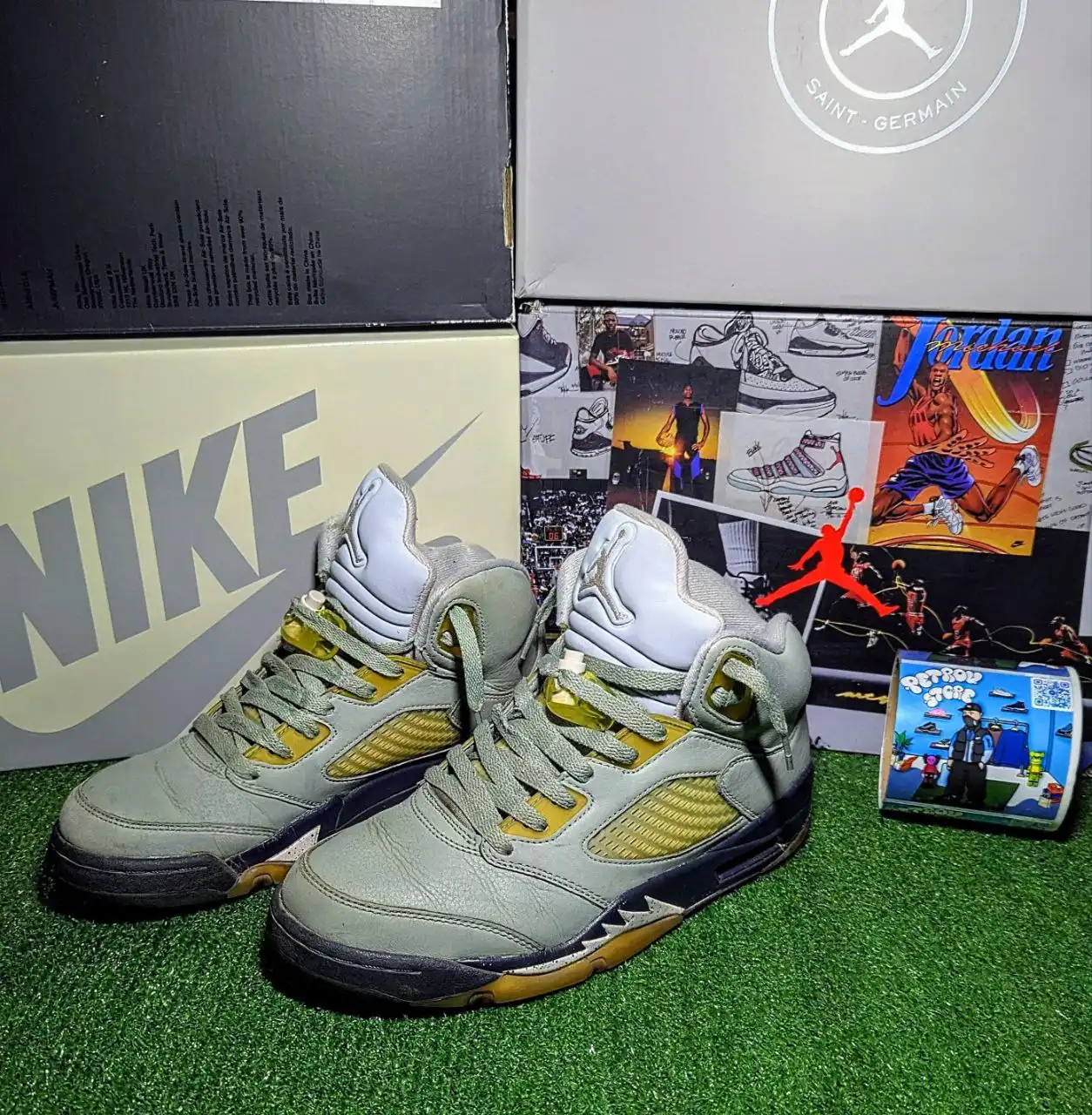 AIR JORDAN 5 RETRO JADE HORIZON