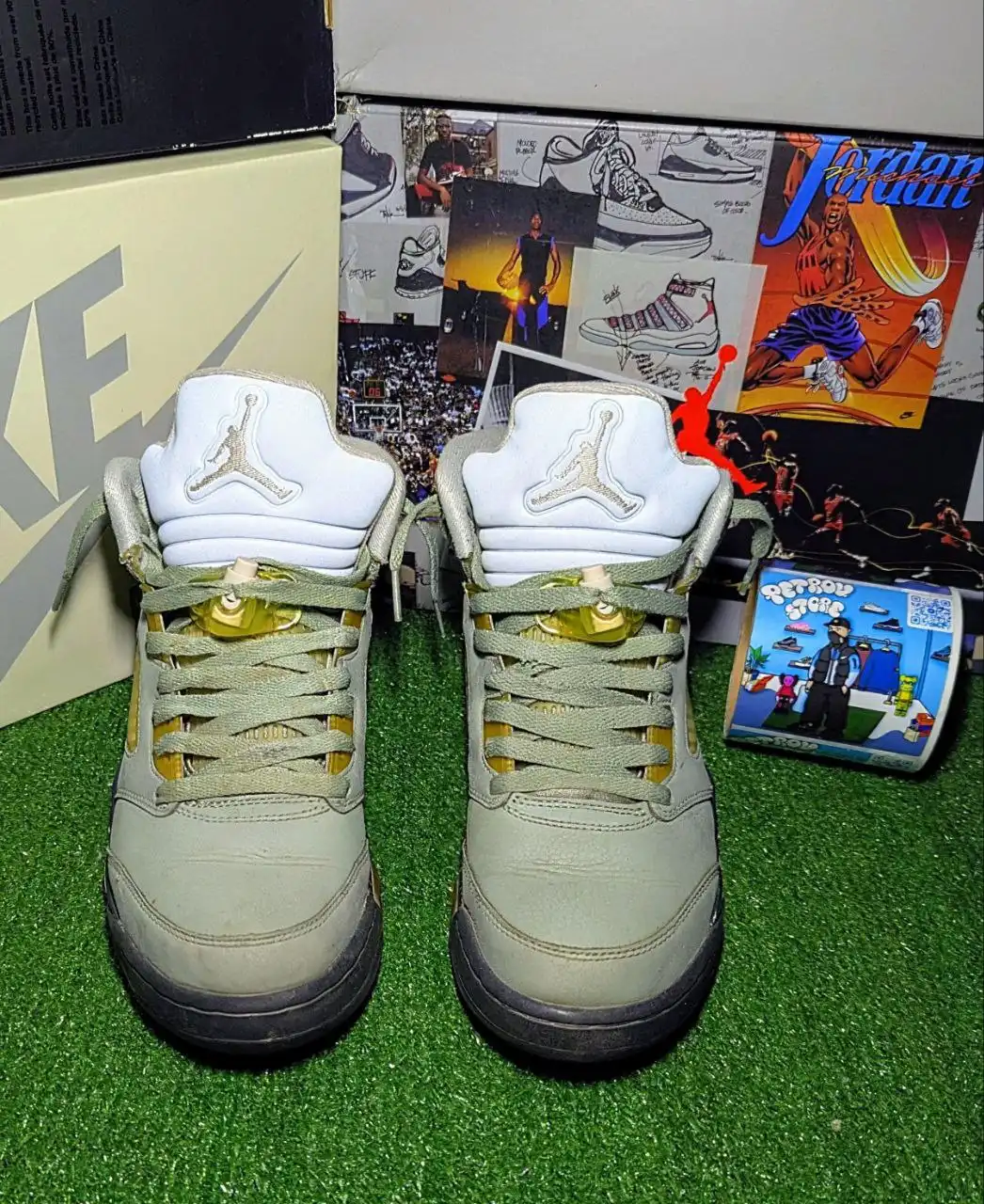 AIR JORDAN 5 RETRO JADE HORIZON