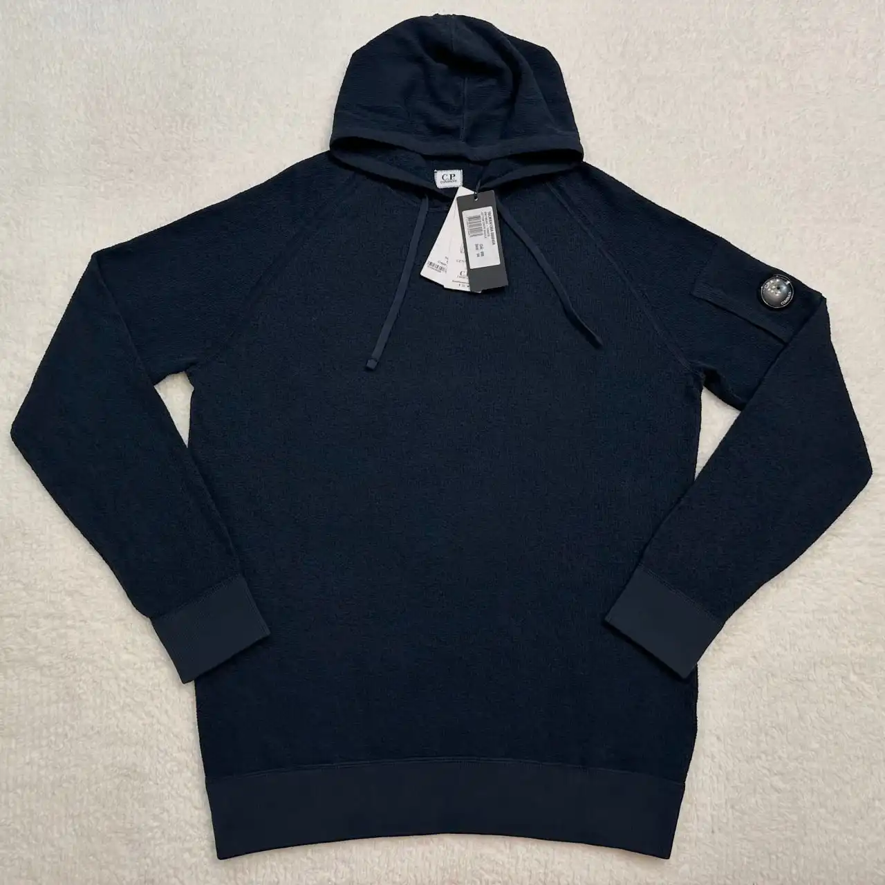 CP Company Garment Dyed Knit Cotton Hoodie