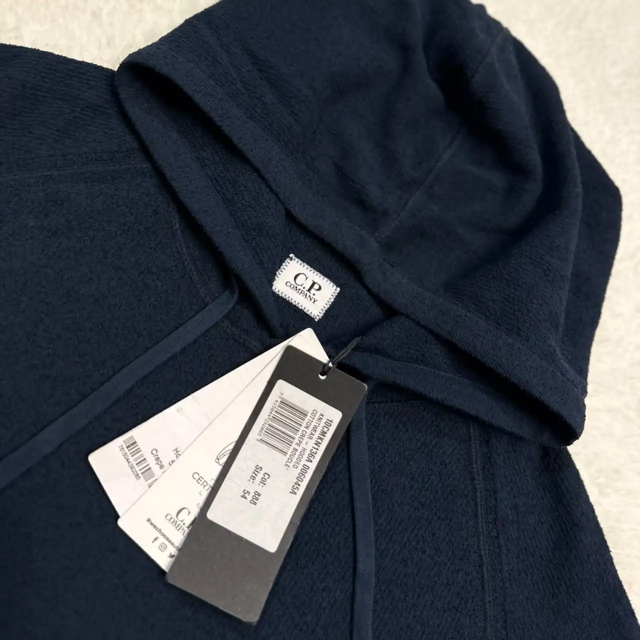 CP Company Garment Dyed Knit Cotton Hoodie