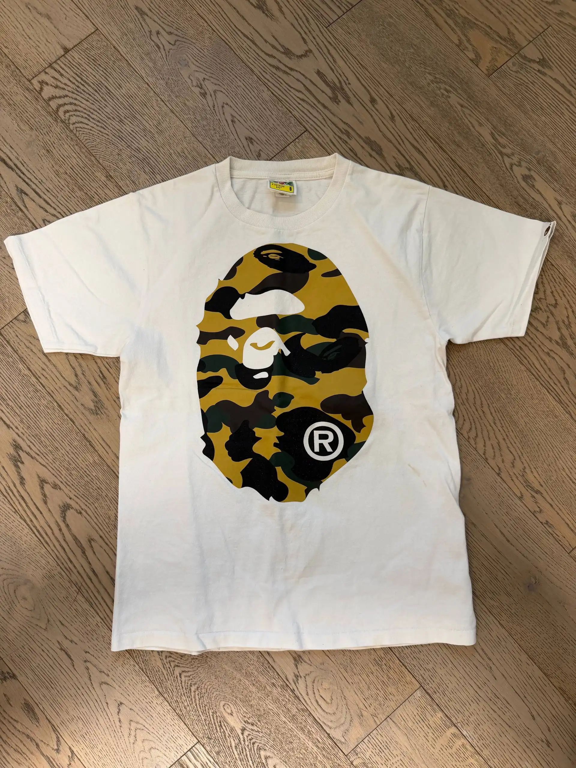 Футболки BAPE размер S черная и белая