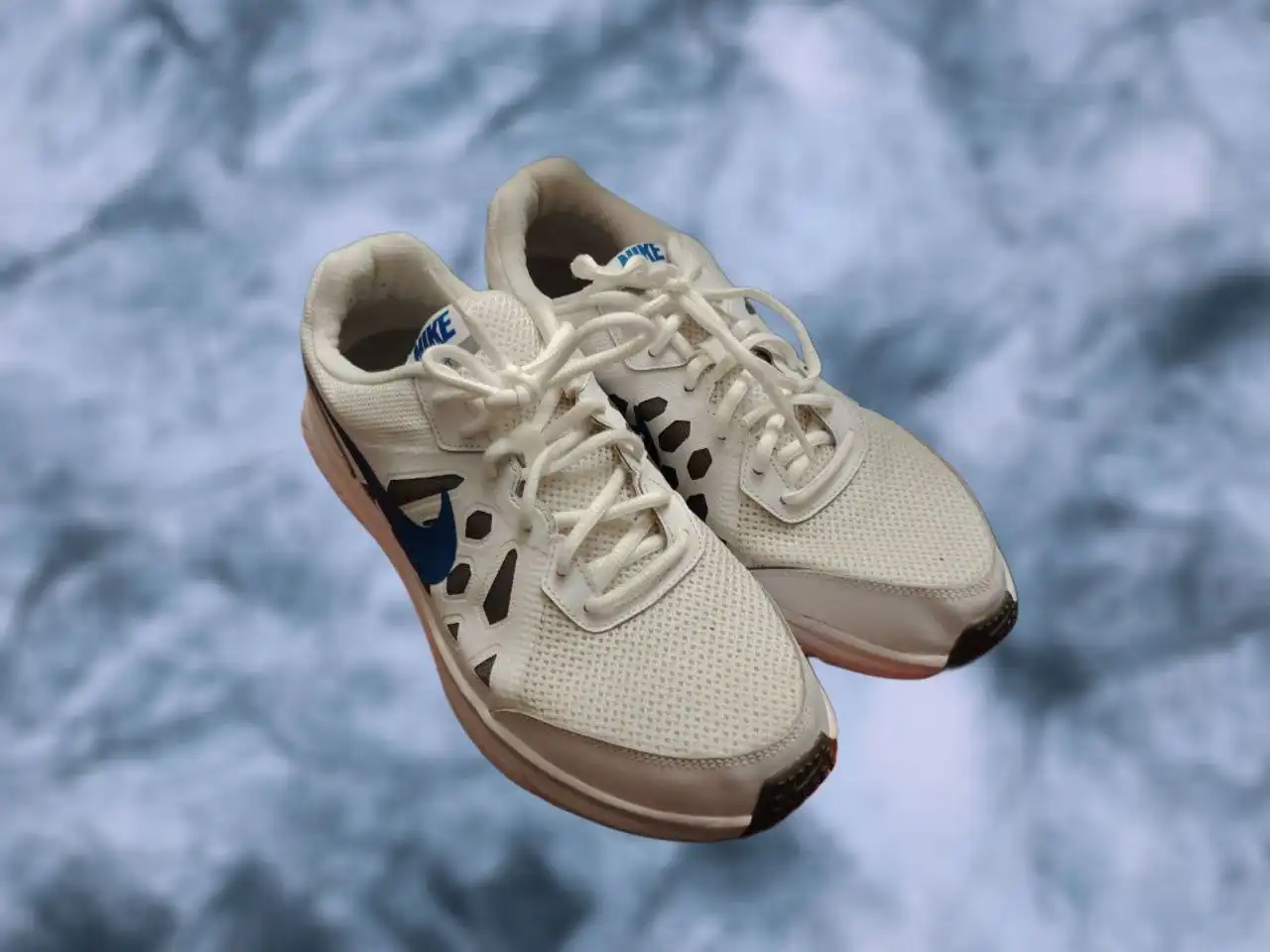 Кроссовки Nike Dart 11 White Royal Blue - Обувь (Одежда) в Санкт-Петербург