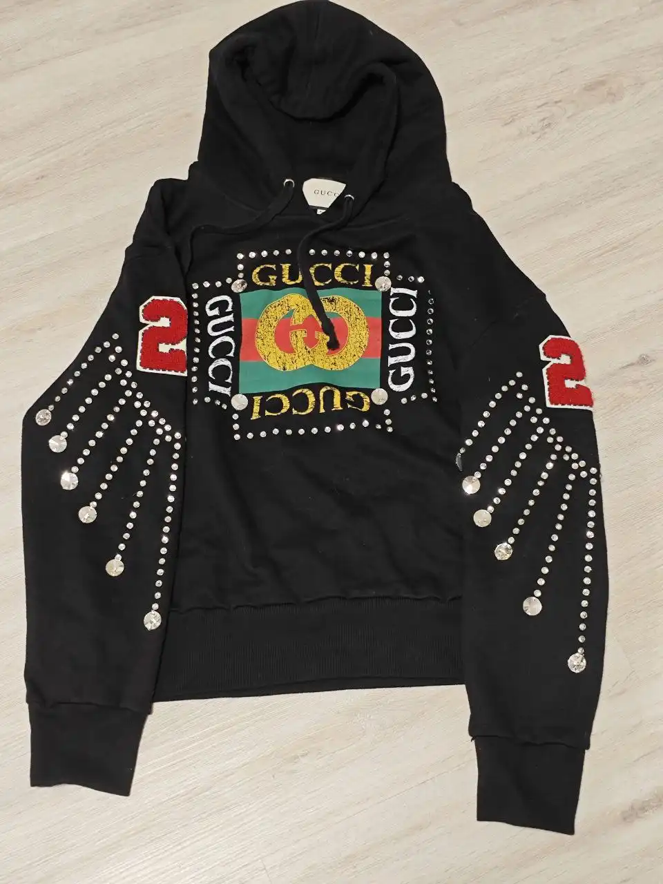 Gucci hoodie logo diamond размер M - Верхняя одежда (Одежда) в Курск