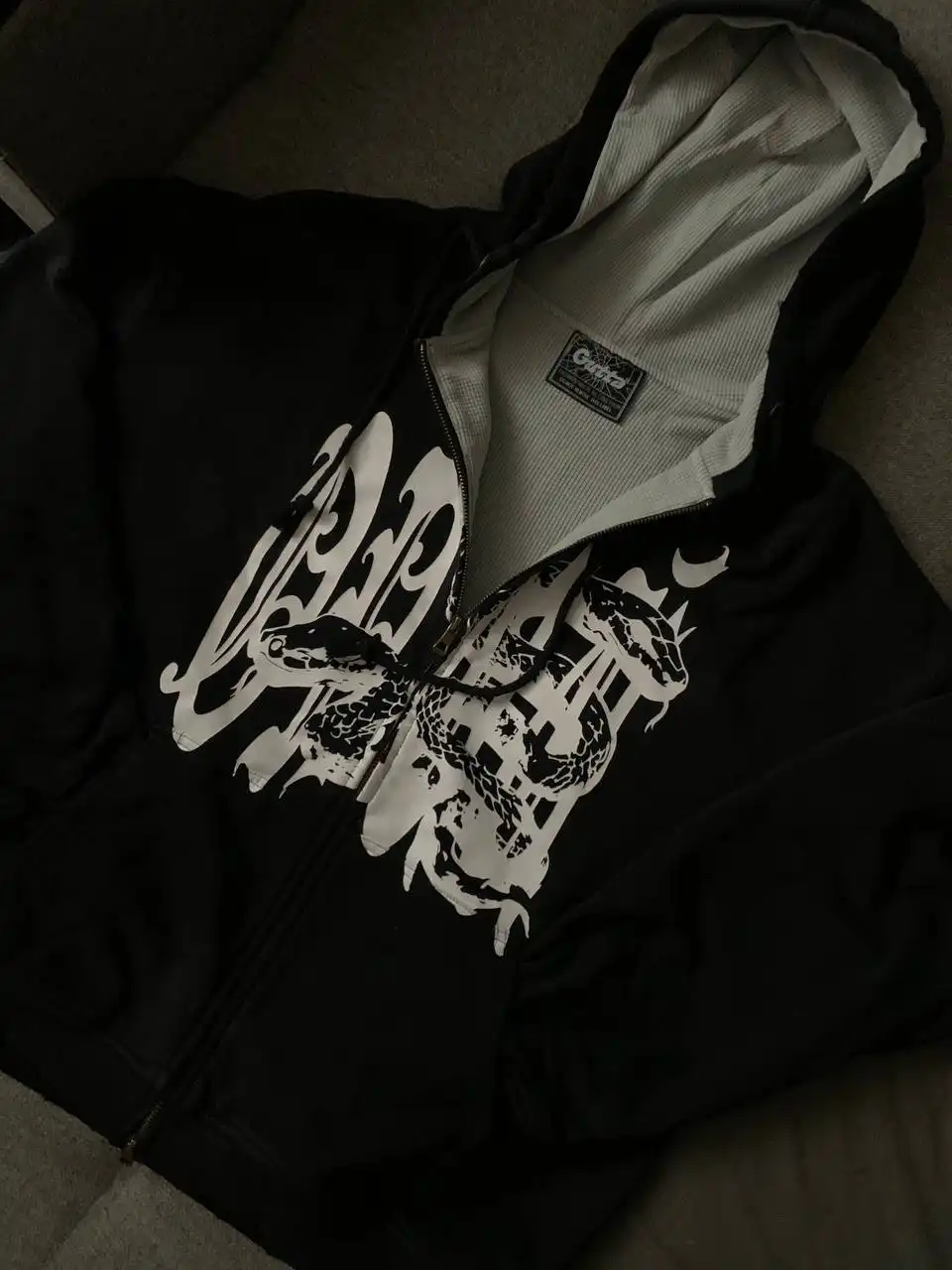 Продажа худи OG Mamba Waffle-Lined Black размер М - Худи (Одежда) в Курск