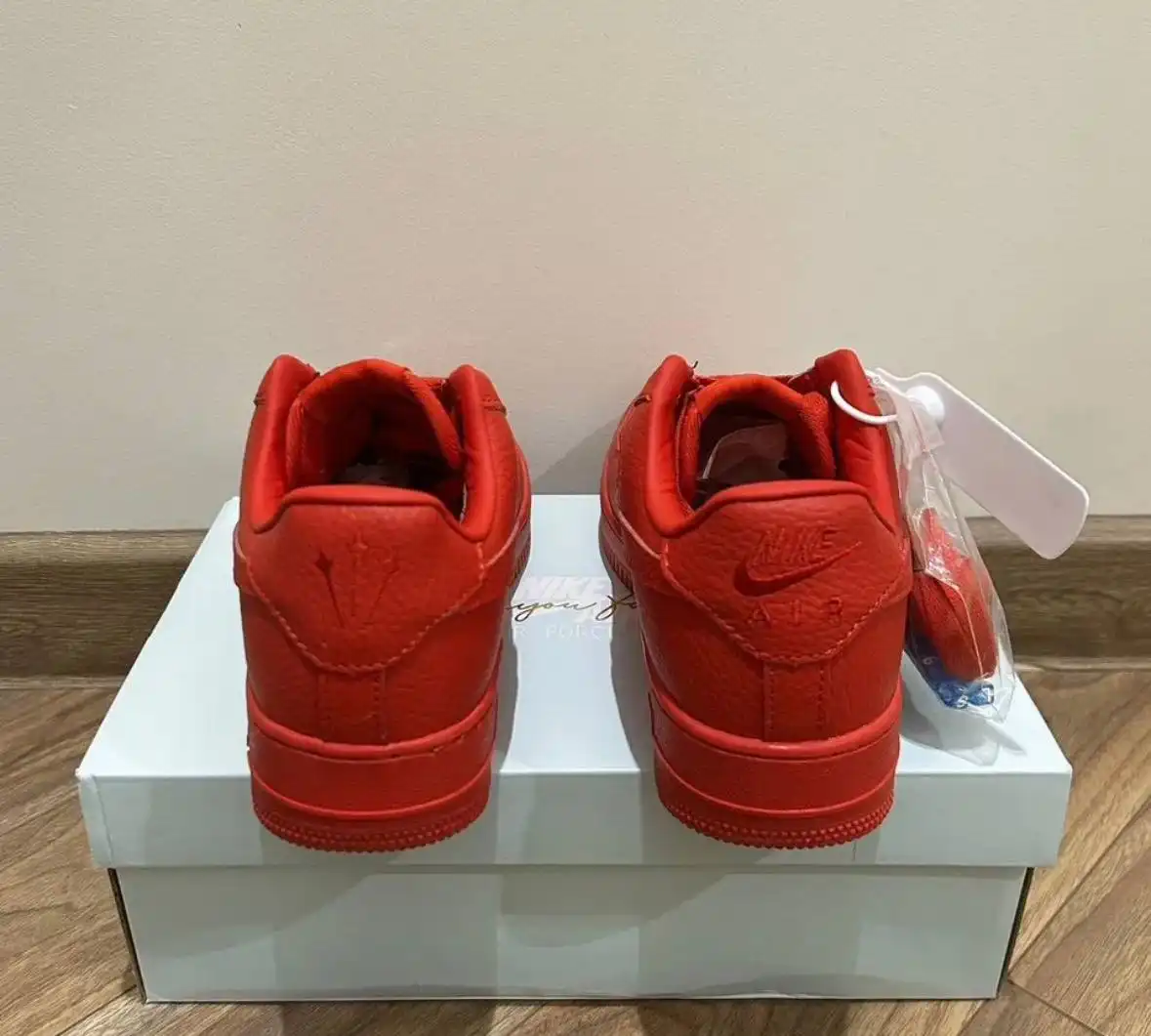 Кроссовки Nike Air Force Nocta Red реплика - Обувь (Одежда) в Курск