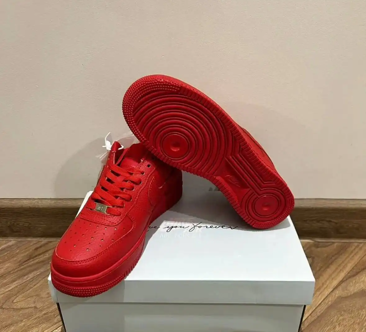 Кроссовки Nike Air Force Nocta Red реплика - Обувь (Одежда) в Курск