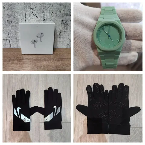 AirPods Pro 2, перчатки Nike и часы Arabic Aura - Электроника в Неизвестно