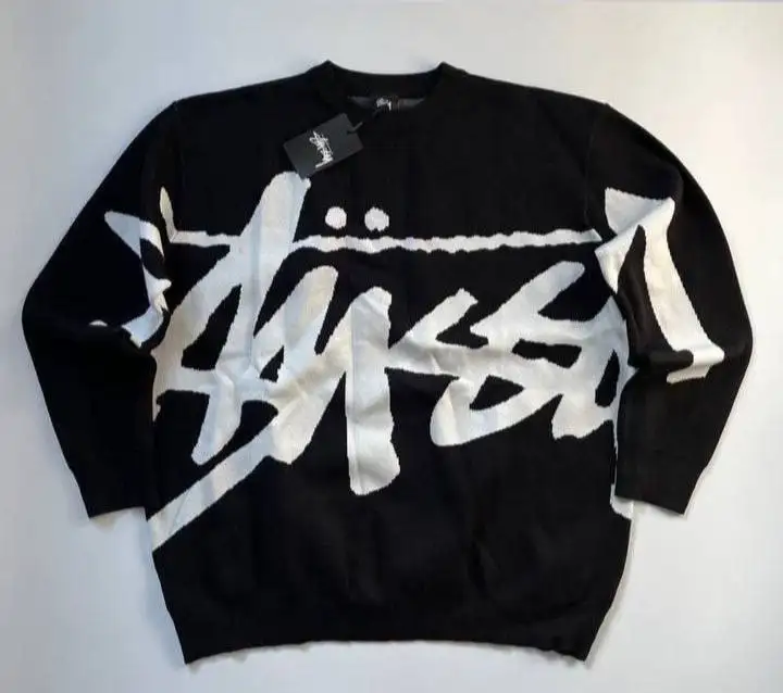 Свитер STUSSY черный размер L - Свитер (Одежда) в Курск