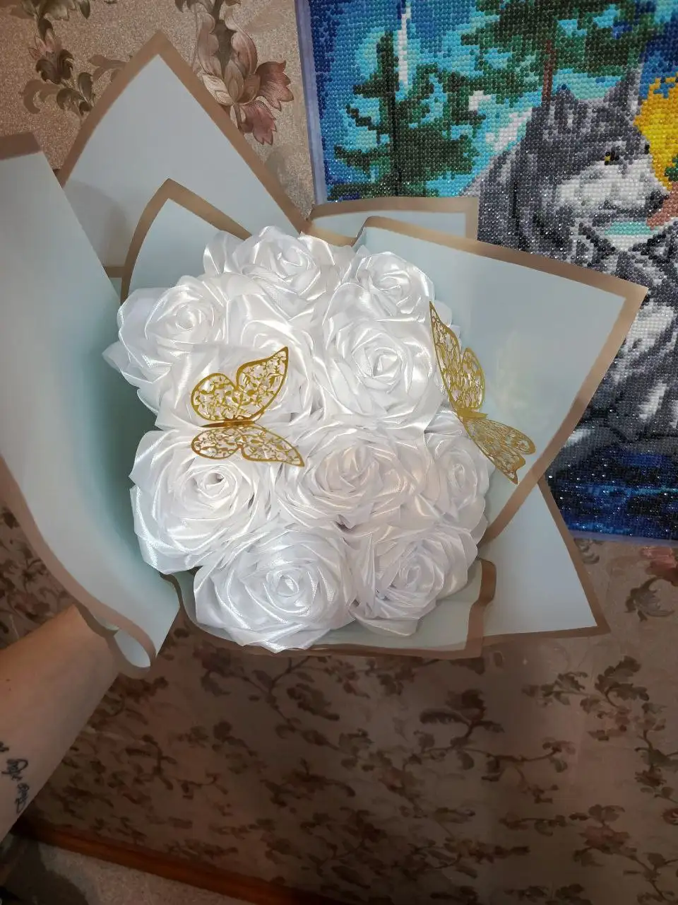 Продам атласные розы - Рукоделие (Хобби и отдых) в Курск