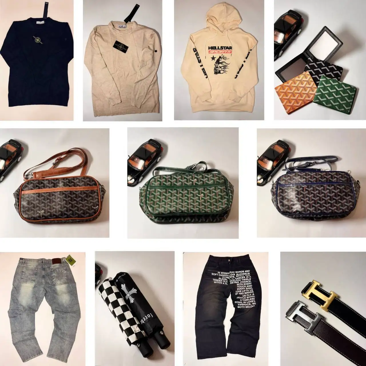 Продажа брендовой одежды и аксессуаров: Hellstar, Stone Island, Hermes, Goyard, Chanel - Верхняя одежда и аксессуары (Одежда) в Курск