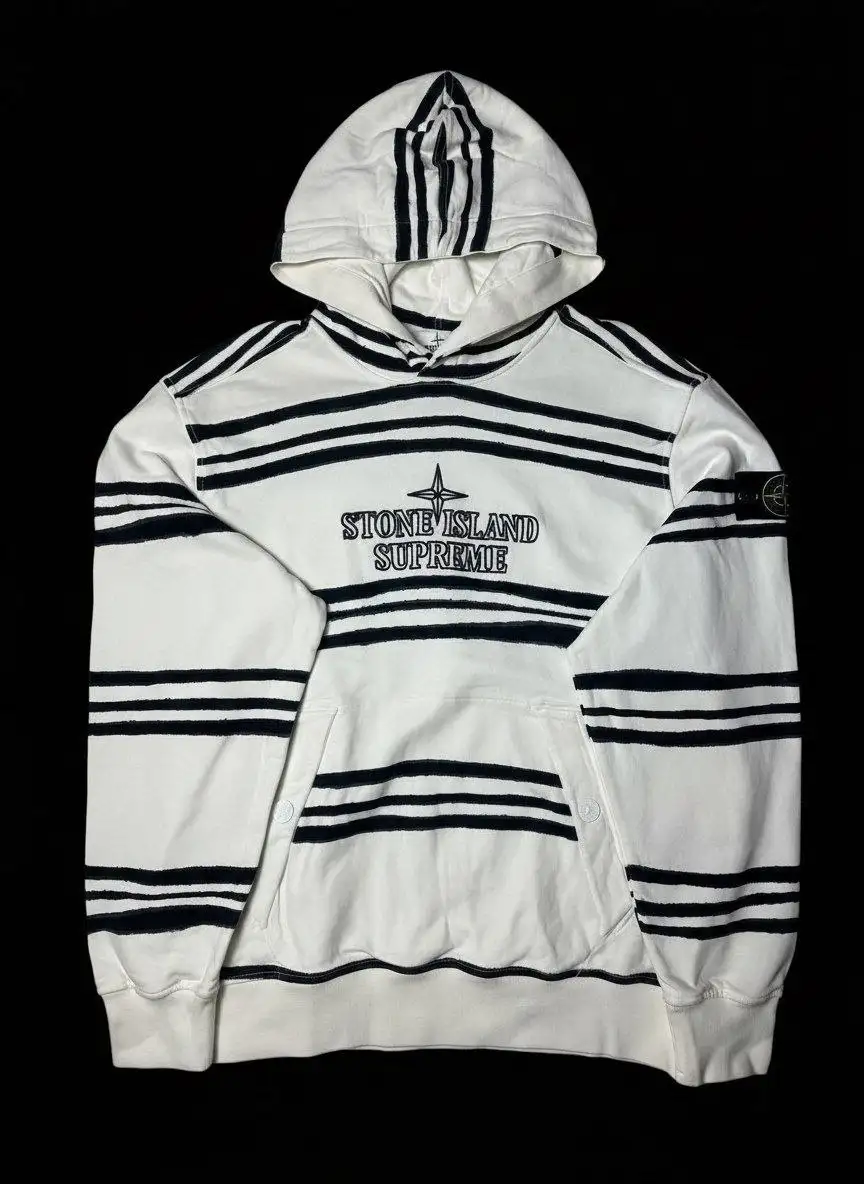 Supreme x Stone Island Warp Stripe - Одежда в Курск