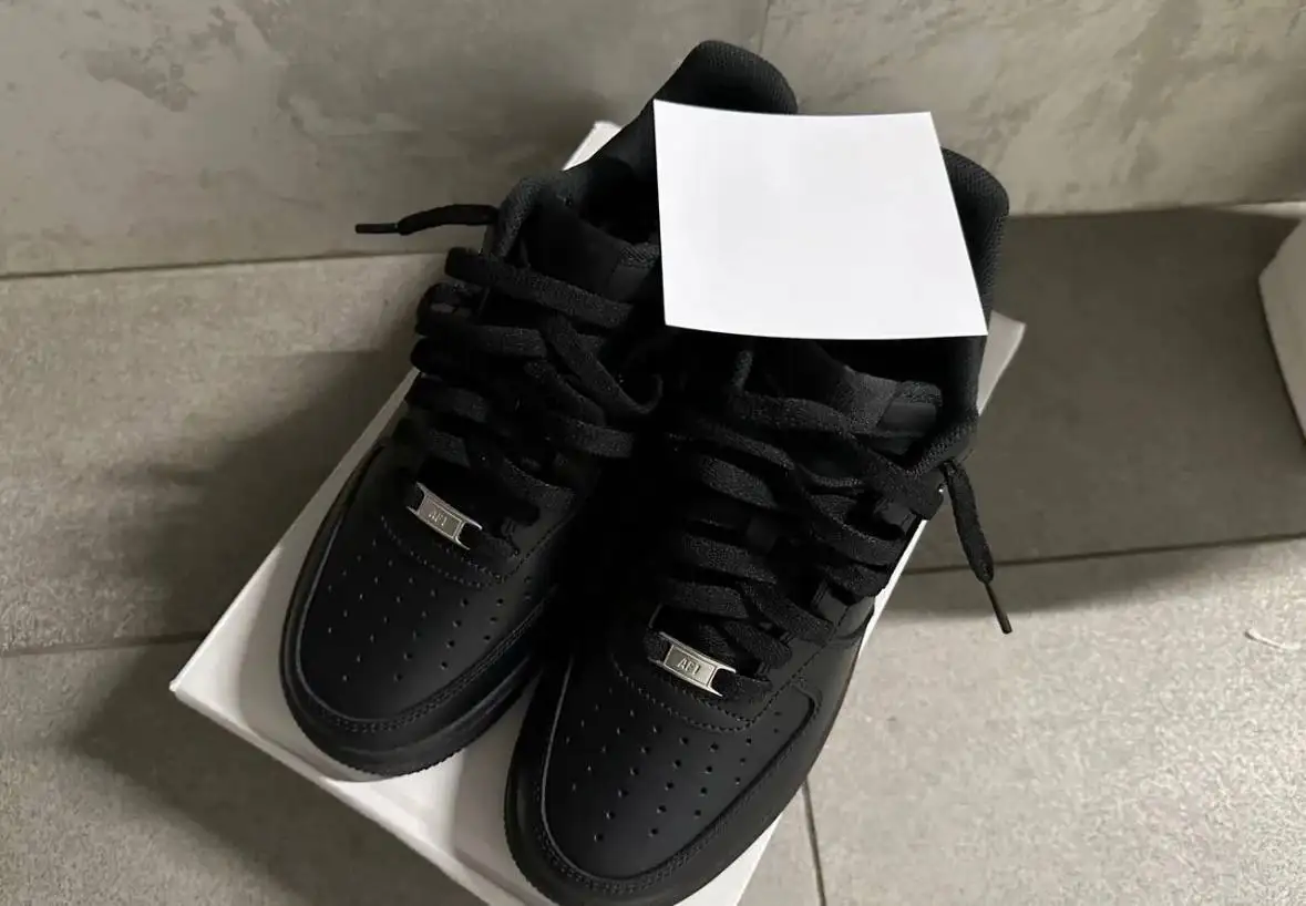 Кроссовки Nike Air Force Black/White - Обувь (Одежда) в Курск