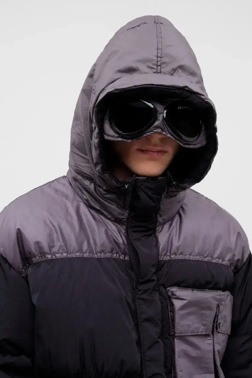 CP Company Eco Chrome-R & Taylon-P Mixed Goggle Down Jacket 'Nightshade' XL - Верхняя одежда (Одежда) в Курск