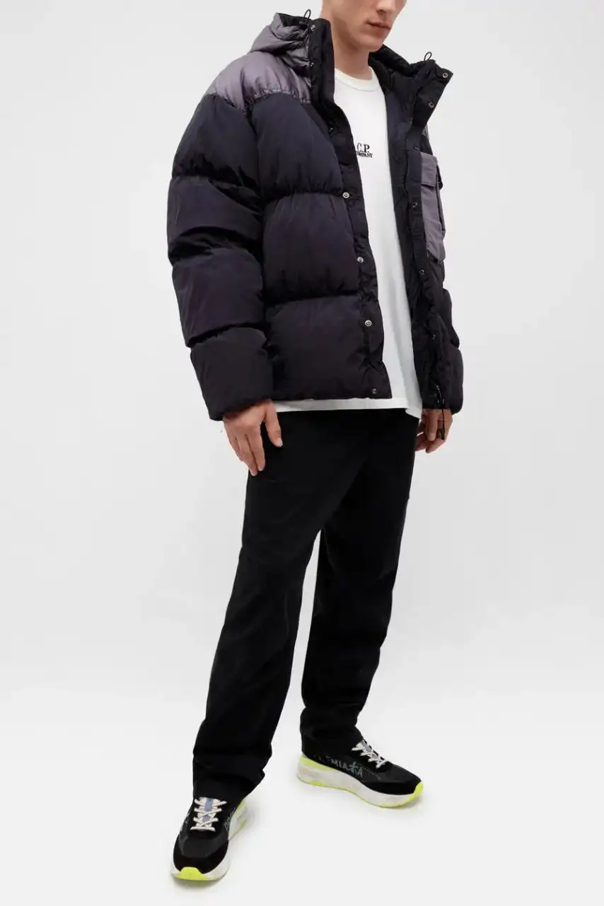 CP Company Eco Chrome-R & Taylon-P Mixed Goggle Down Jacket 'Nightshade' XL - Верхняя одежда (Одежда) в Курск