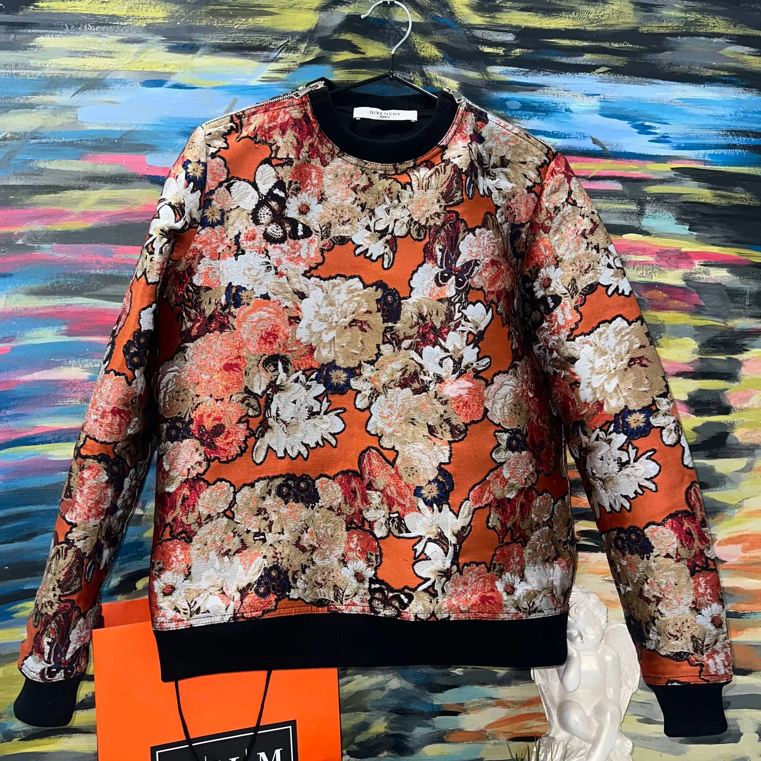 Свитшот Givenchy Floral Zip - Свитшоты (Одежда) в Курск