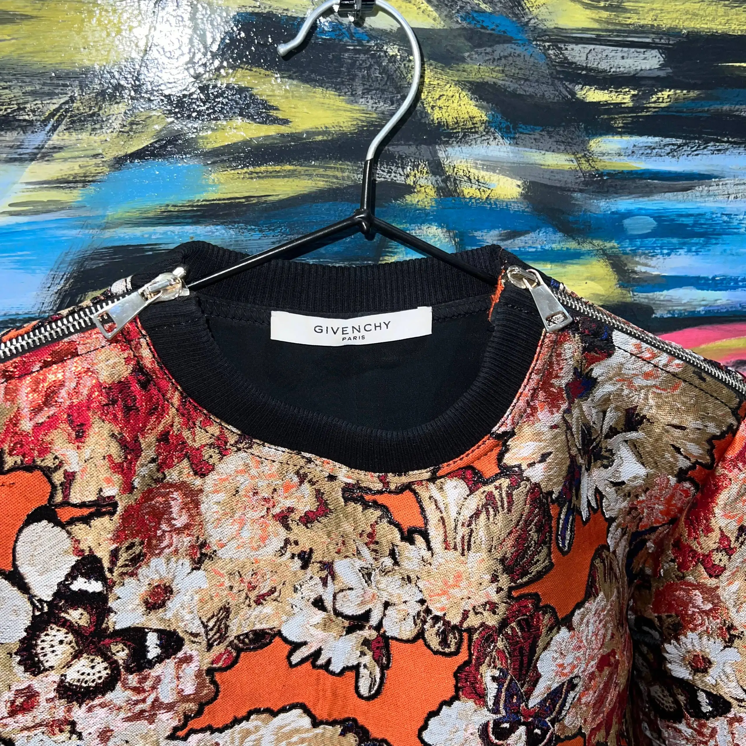 Свитшот Givenchy Floral Zip - Свитшоты (Одежда) в Курск