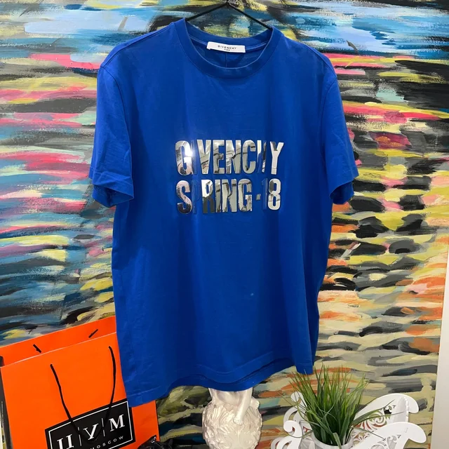 Футболка Givenchy spring blue crystal - частное объявление в Курск