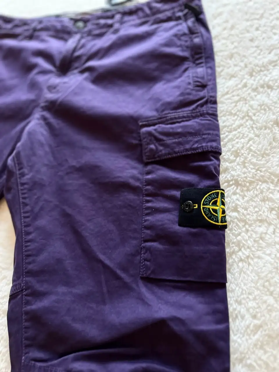 Stonе Islаnd Garment Dyed Stretch Broken Twill Cargo Trousers - Брюки (Одежда) в Курск