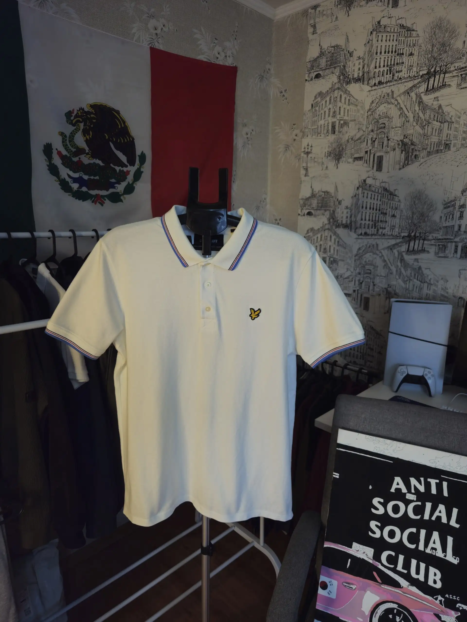 Поло Lyle & Scott Limited Edition White Slim - Верхняя одежда (Одежда) в Курск