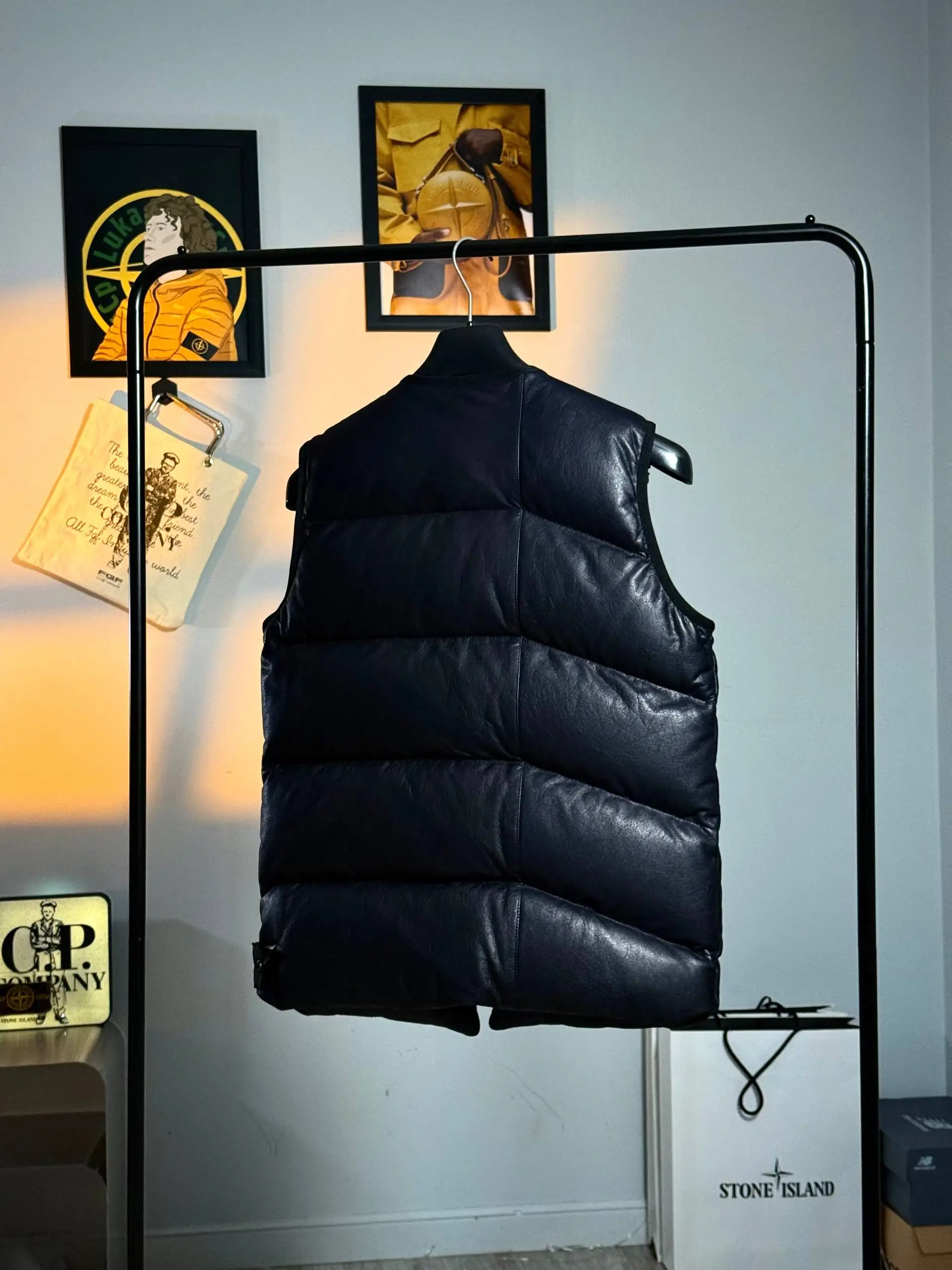 Stone Island Shadow Project AW20 Nappa Leather Utility Vest - Мужская одежда (Одежда) в Санкт-Петербург