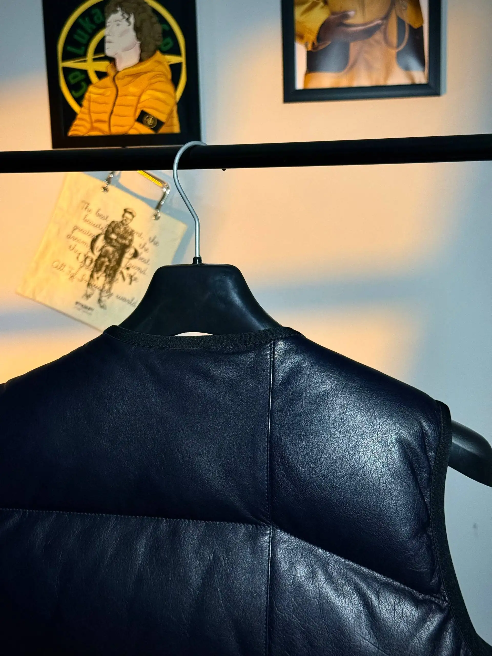 Stone Island Shadow Project AW20 Nappa Leather Utility Vest - Мужская одежда (Одежда) в Санкт-Петербург