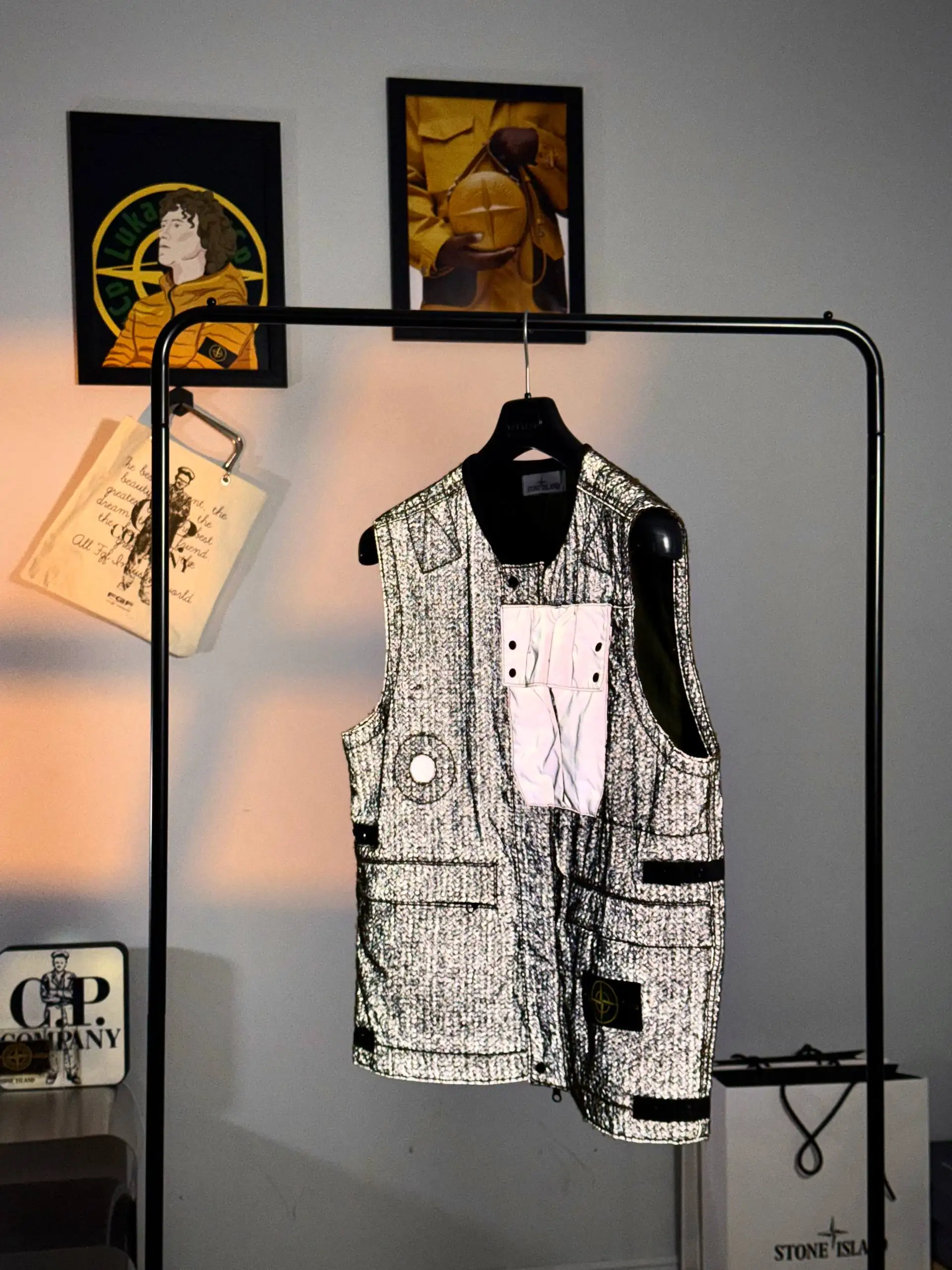 Stone Island Wool Reflective Vest - Одежда в Санкт-Петербург