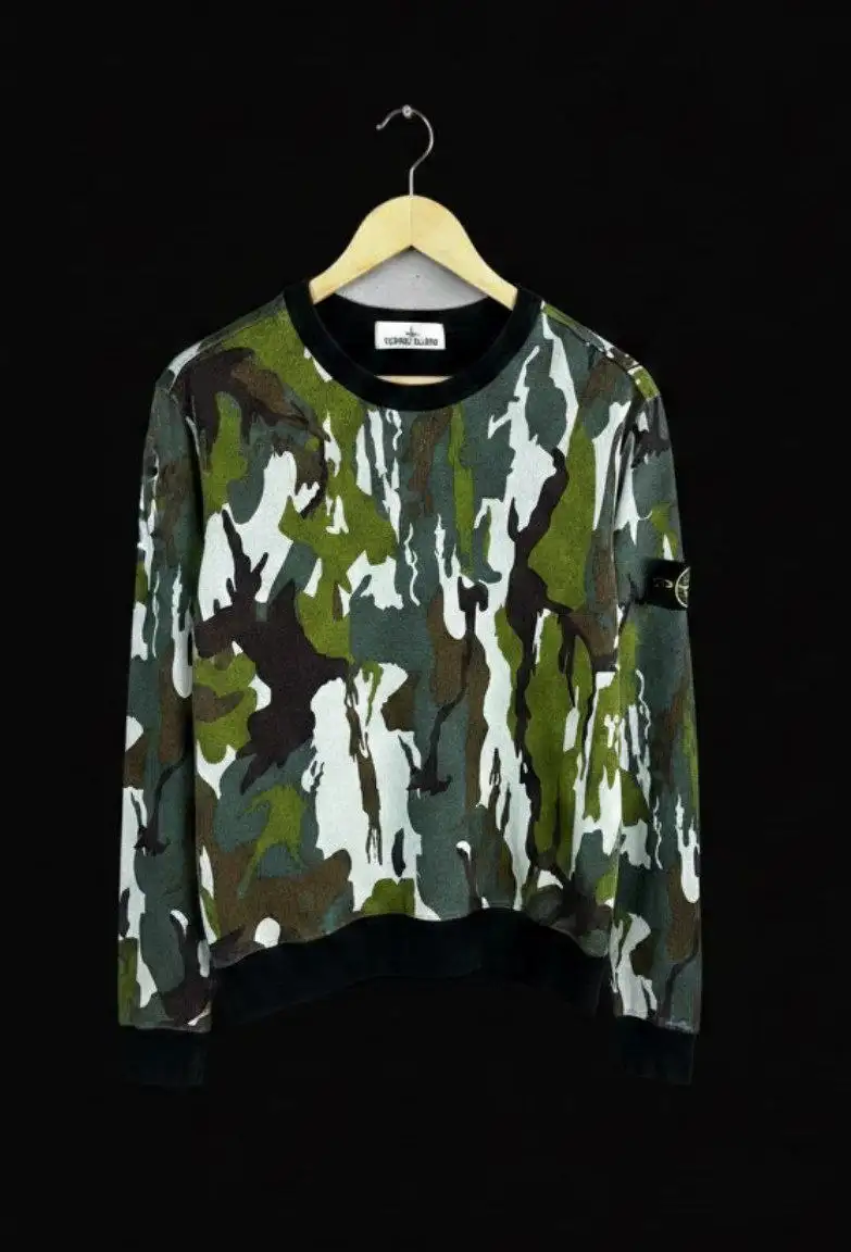 Свитшот Stone Island Flowing Camo - мужская одежда (Одежда) в Курск