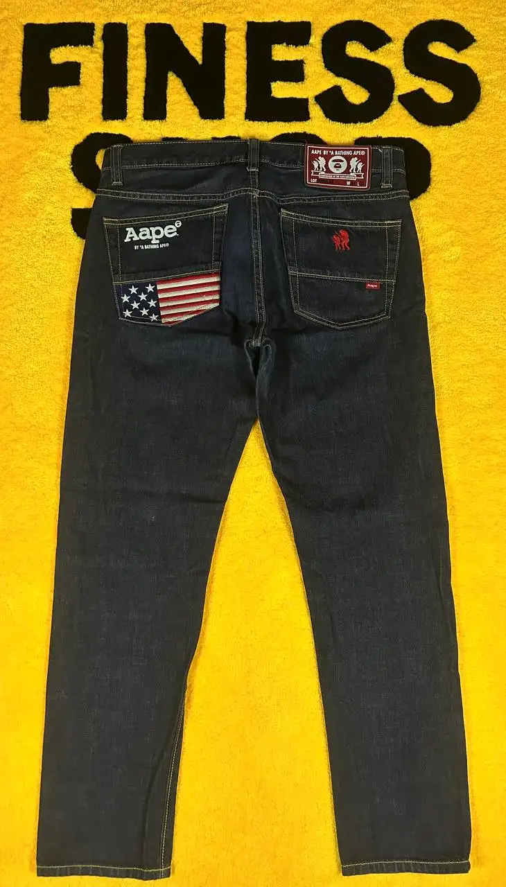 Джинсы AAPE USA Logo - Джинсы (Одежда) в Неизвестно