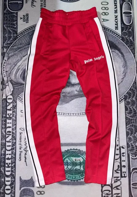 Palm Angels Classic Track Pants Red - Шорты и бриджи в Неизвестно