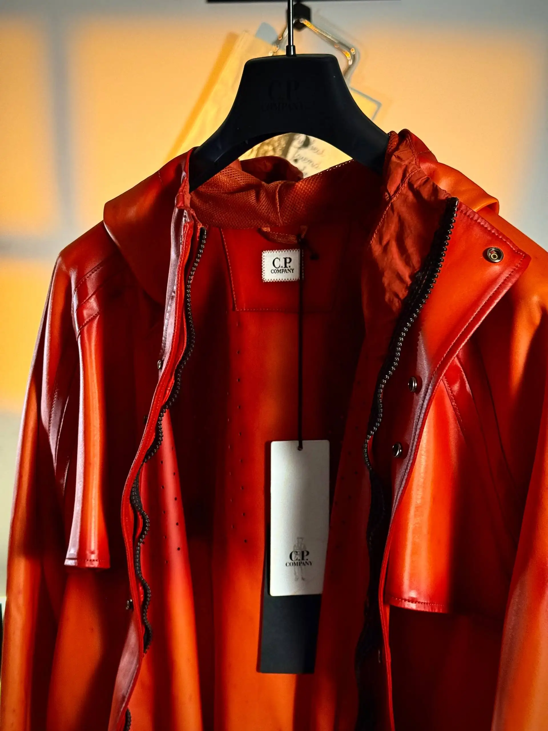 C.P. Company Orange Bi-FILM Garment Dyeing Pocketed Fisherman Jacket - Одежда в Санкт-Петербург