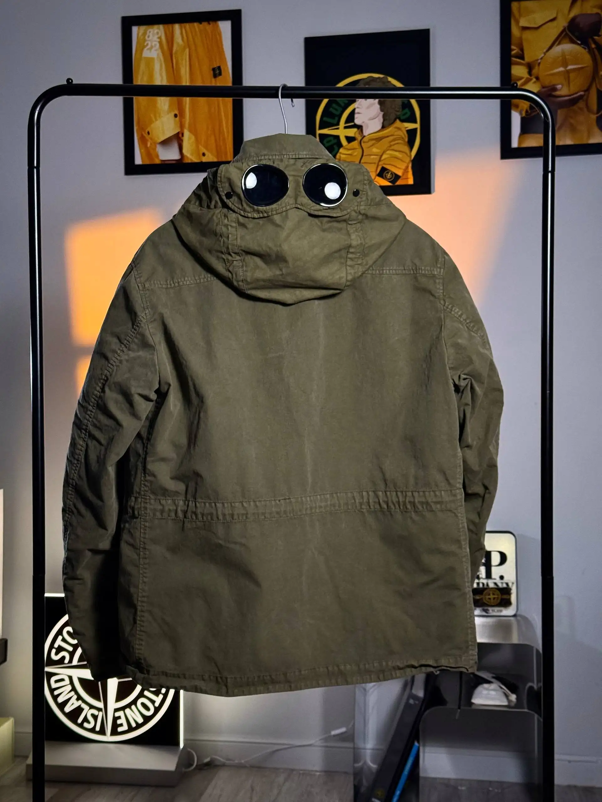 C.P. Company 50 Fili Rubber La Mille Goggle Jacket - Верхняя одежда (Одежда) в Санкт-Петербург
