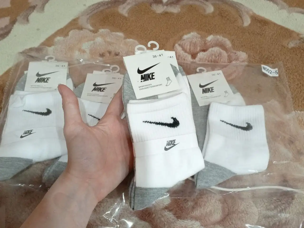 Носки Nike белые 9 пар - Носки (Одежда) в Неизвестно