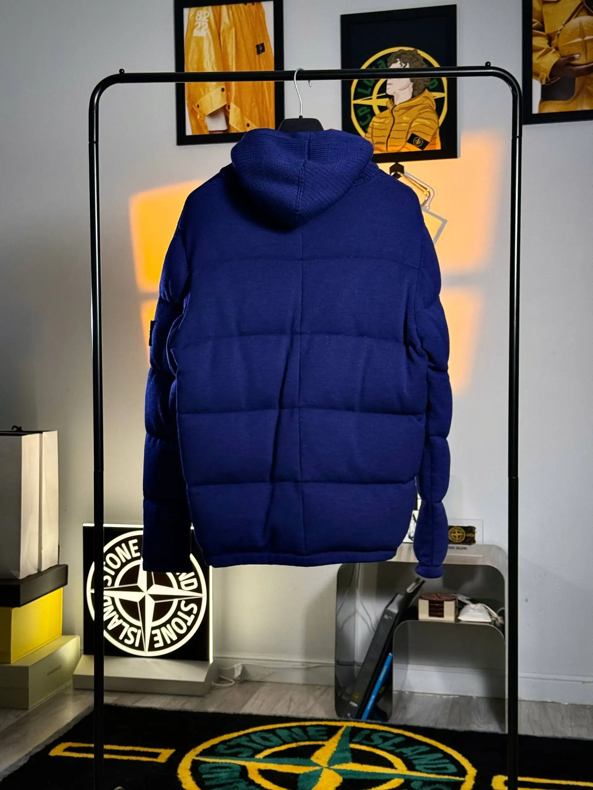 Stone Island Multi Bag Knit Down Jacket - Куртки и пуховики (Одежда) в Санкт-Петербург