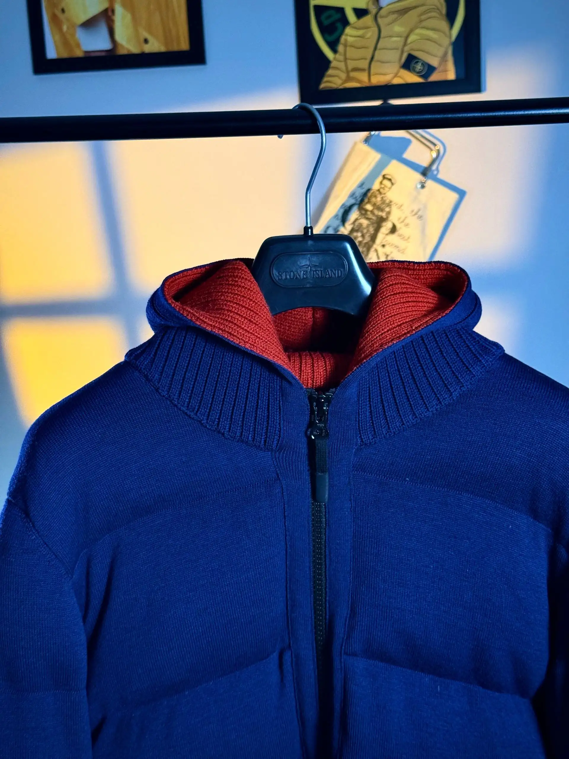 Stone Island Multi Bag Knit Down Jacket - Куртки и пуховики (Одежда) в Санкт-Петербург