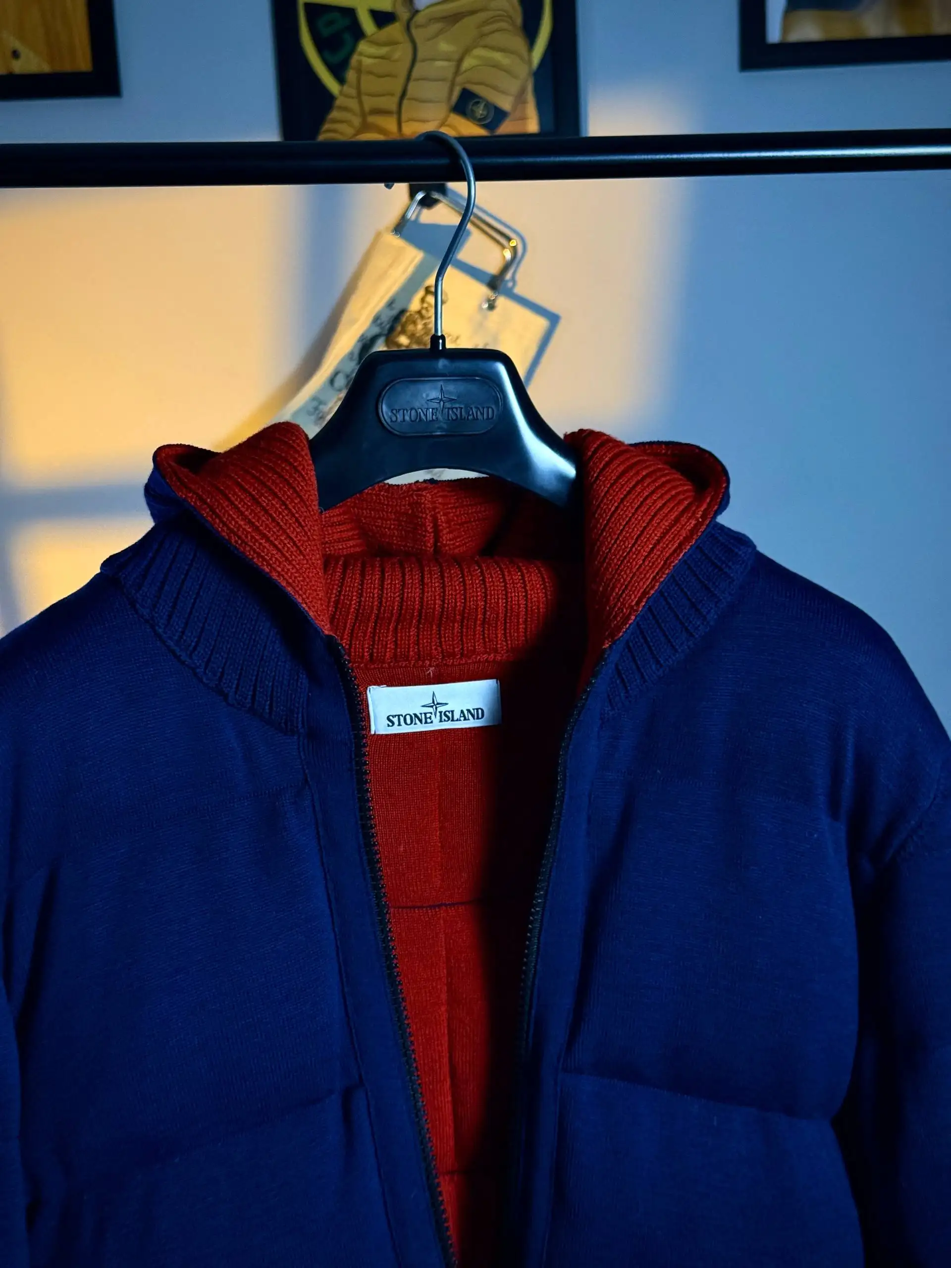 Stone Island Multi Bag Knit Down Jacket - Куртки и пуховики (Одежда) в Санкт-Петербург