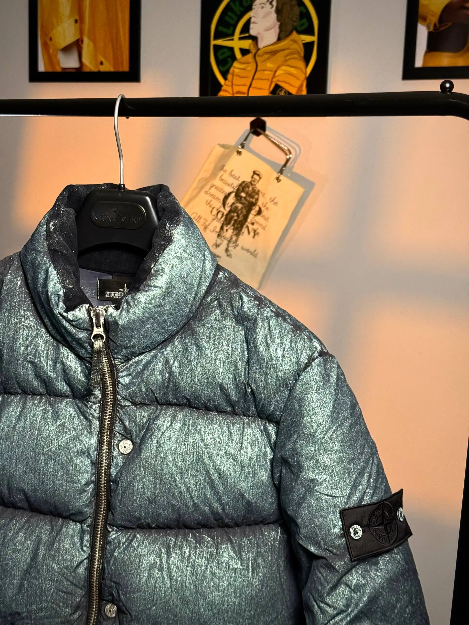 Stone Island Shadow Project Nylon Metallic Mist - Верхняя одежда (Одежда) в Санкт-Петербург