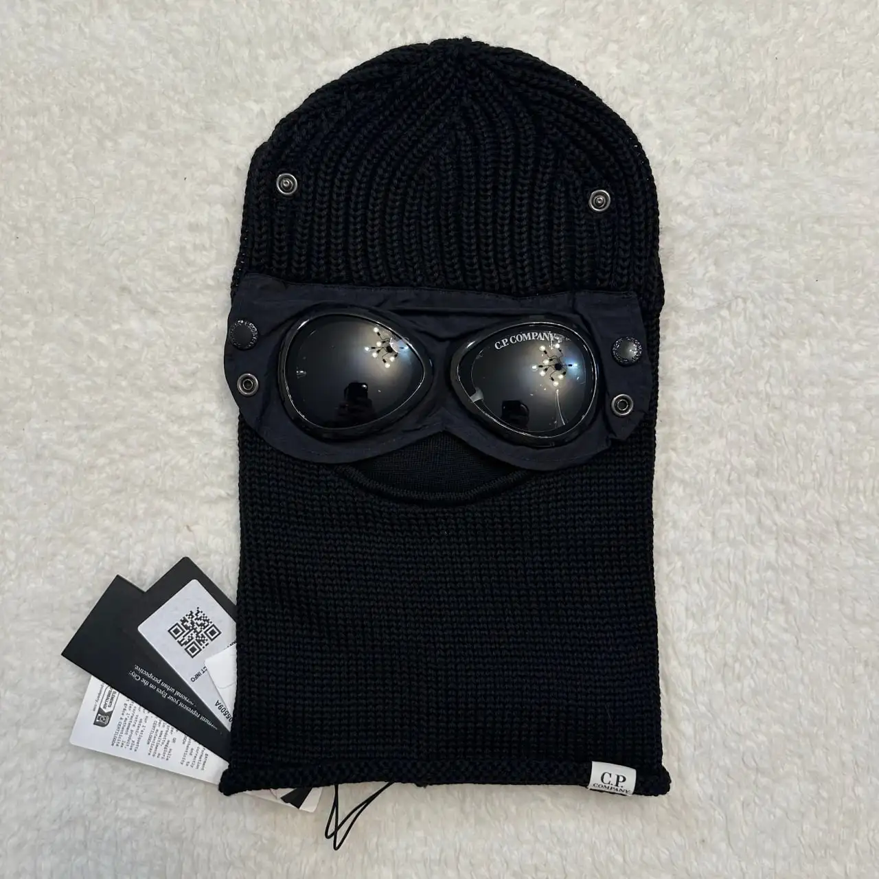 C.P. Company Sky Mask Extra-fine Merino Wool Balaclava - Шапки (Одежда) в Курск
