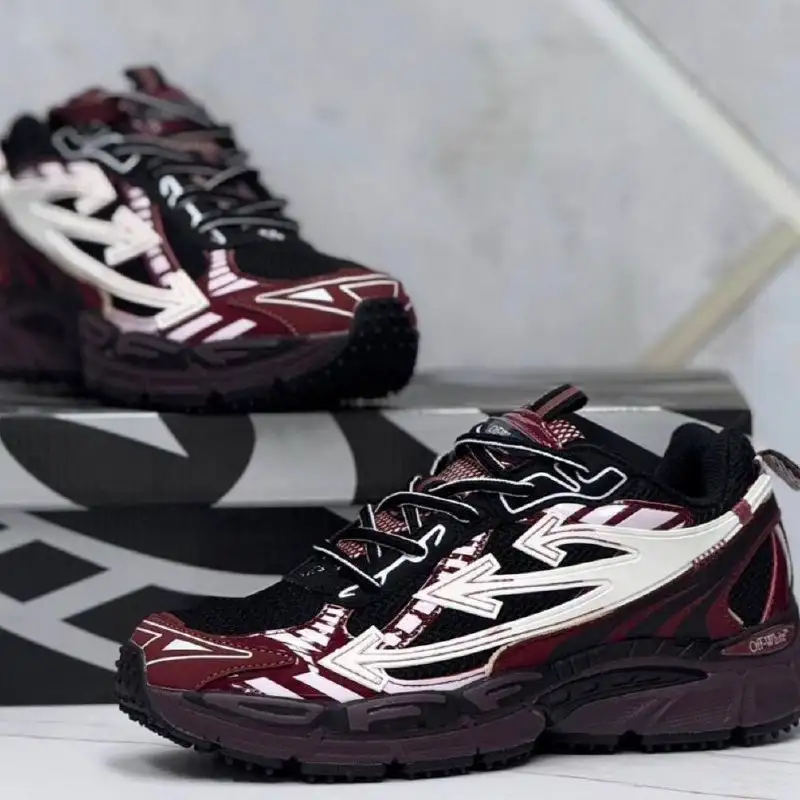 OFF-White Be Right Back Blue Painet / Red кроссовки - Обувь (Одежда) в Неизвестно
