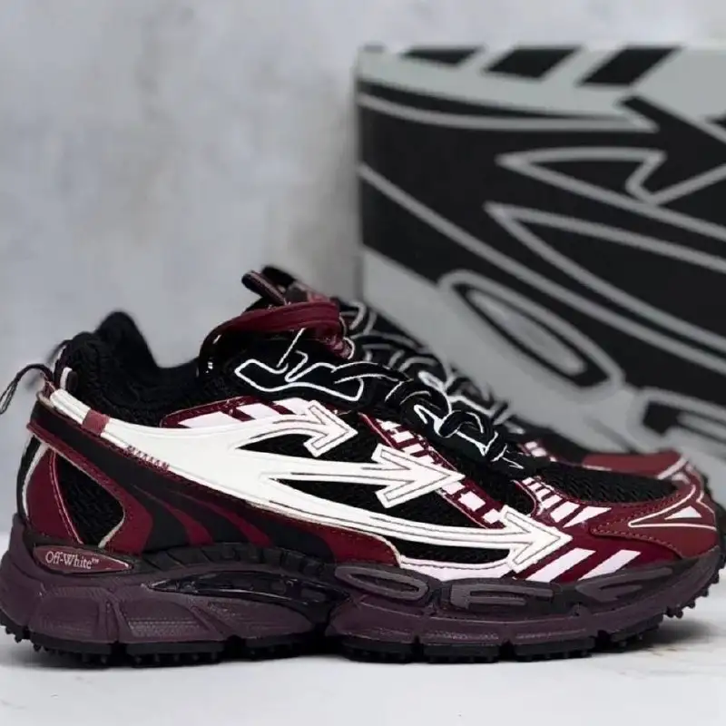 OFF-White Be Right Back Blue Painet / Red кроссовки - Обувь (Одежда) в Неизвестно