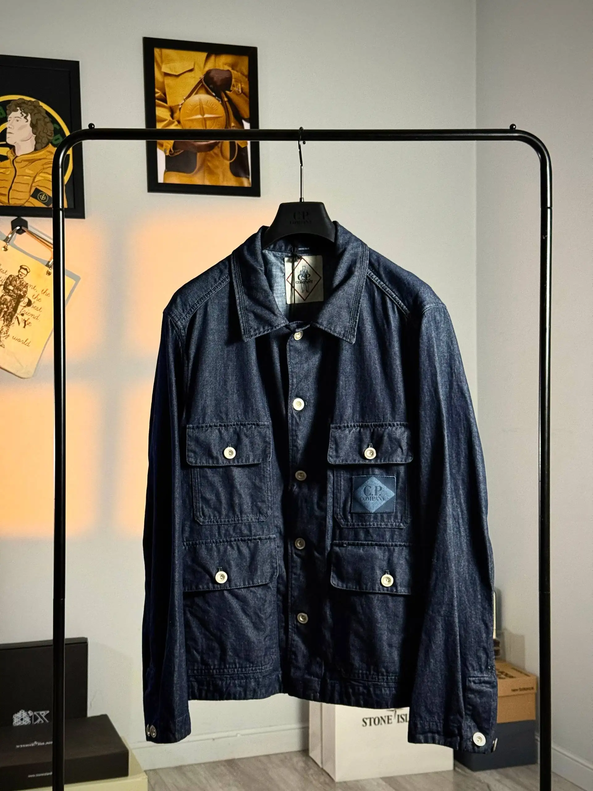 C.P. Company Bull Denim Field Jacket - Куртки (Одежда) в Санкт-Петербург