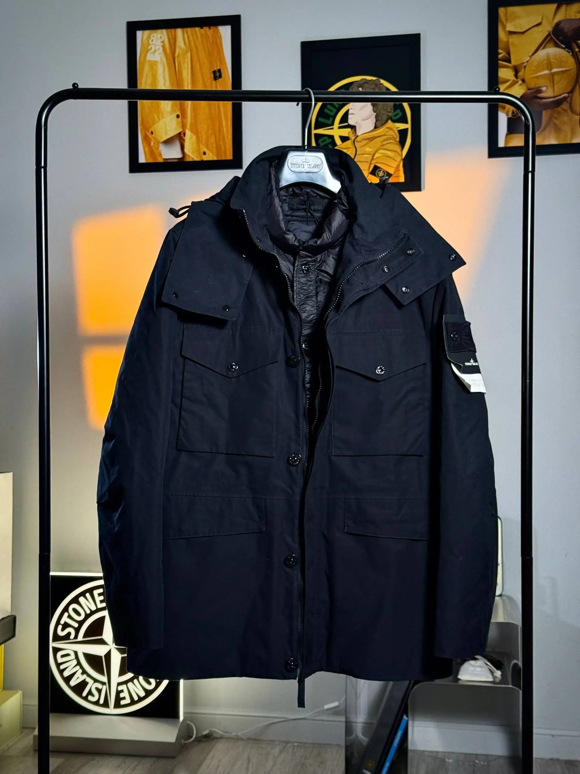 Stone Island Ghost Piece O-Ventile Down Lined Jacket - Куртки (Одежда) в Санкт-Петербург