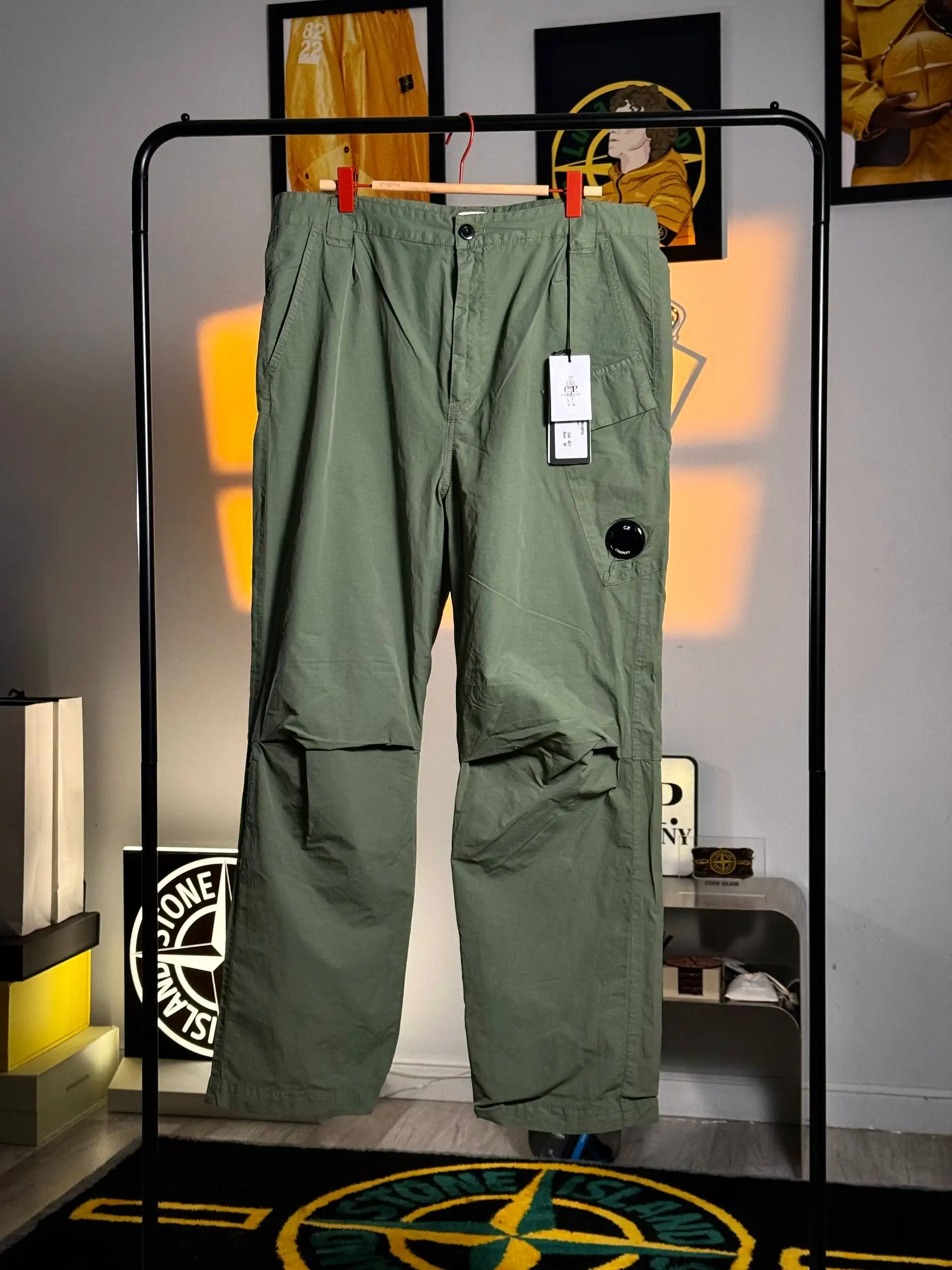 Штаны C.P. Company Flatt Nylon Lens Pants - Брюки (Одежда) в Санкт-Петербург